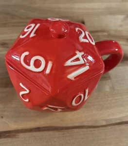 Think Geek D20 Gaming Würfel RPG Dungeons Dragons Kaffeebecher 12oz mit Deckel R801 - Bild 1 von 9