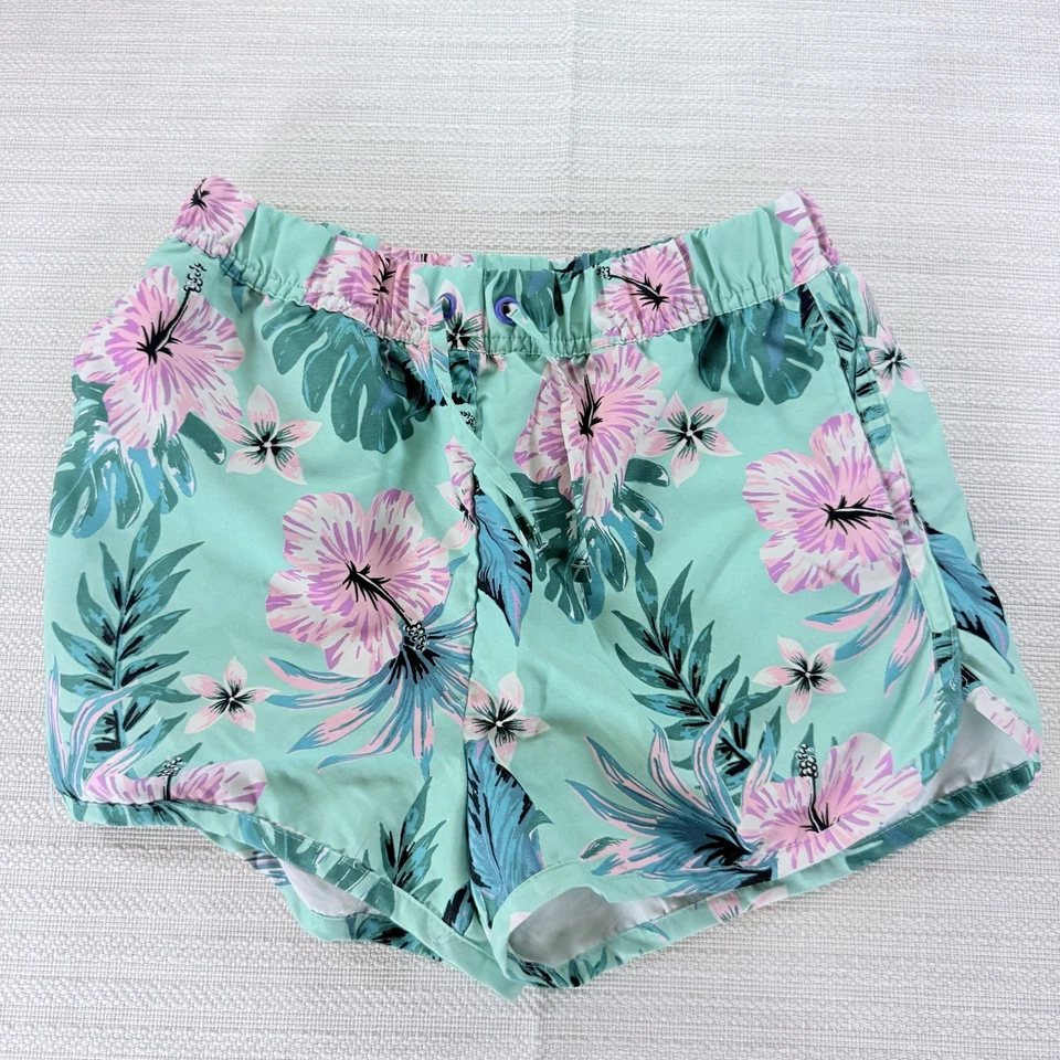 Marks and Spencer Bañador Corto Hawaiano Niñas 12-13 Años Azul Verde Rosa Elástico Foto 1 de 4