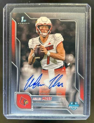 2025 Bowman Chrome U Miller Moss Auto 1st Prospect #BCA-MMO Cardinals - Image 1 of 2