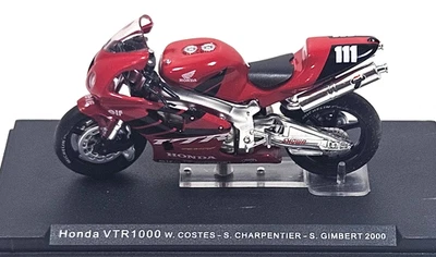 Altaya 1/24 Honda VTR1000 W.Costes-S.Charpentier-S.Gimbert 2000 Scale Model Case - Image 1 of 4