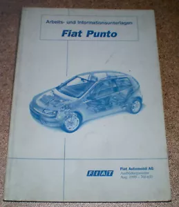 Manual de Taller Técnica Información Fiat Punto Accionado por Motor usw.08/1999 - Imagen 1 de 1
