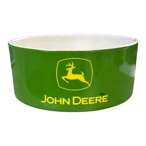 John Deere Large Pet Bowl – Green & Yellow (7") - Picture 1 of 3