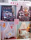 Home Decor Sewing Pattern Quick & Creative Bed Canopy 