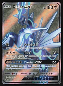 Dialga GX - 125/131 - Full Art Rare - Sun & Moon Forbidden Light - Pokemon LP/MP - Picture 1 of 3