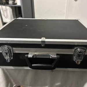 Aluminum Camera Case Accessories Hard Case Photography Equipment Flash 18x13x6’’ - Picture 1 of 7