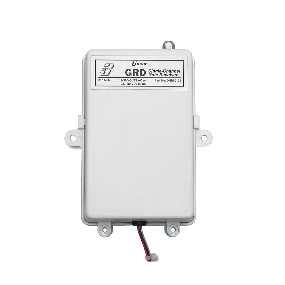 Receptor de radio lineal DNR00101/GRD 12/24V AC/DC 310MHz Delta 3 puerta de 1 canal Foto 1 de 1