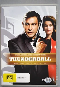 THUNDERBALL SEAN CONNERY 1965 BOND 007 Ultimate Ed 2 Disc Set Aus DVD - Picture 1 of 4
