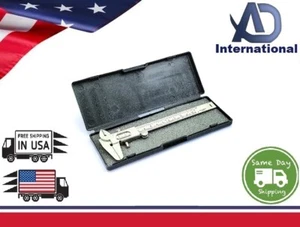 Non Digital Vernier Caliper Metric-Imperial Measuring System Tools-USA FULFILLED - Picture 1 of 25