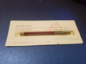 Lápiz delineador de labios Mary Kay Knock-out neutro 0906 0,05 OZ, peso neto Nuevo stock antiguo - Imagen 1 de 2