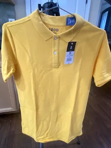 Boys Izod Gold Polo style Shirt Cotton Large Size 14/16 New With Tags - Picture 1 of 2
