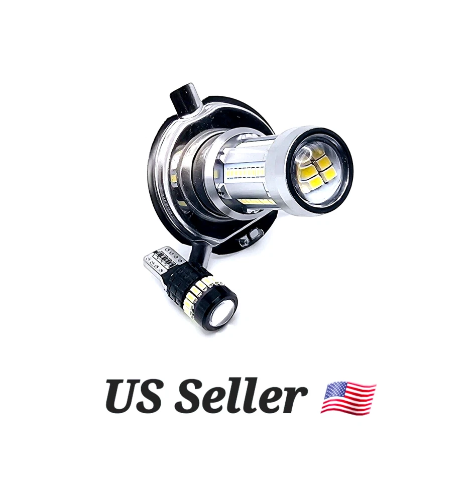 2 bombillas LED Premier Hi/Lo 12v para KTM 300XCW seis días 2014, 2018 Foto 1 de 4