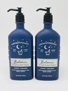 2 Bath & Body Works AROMATHERAPY BALANCE Juniper + Coriander Lotion 6.5 oz. NEW - Picture 1 of 2