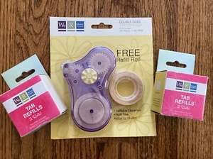 We R Memory Keepers Tab Dispenser & Refill Packs For Scrapbooking - Picture 1 of 7