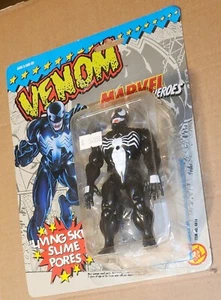 1991 Toy Biz Marvel Living Skin Slime Pores VENOM Action Figure NEW IN BOX - Picture 1 of 2