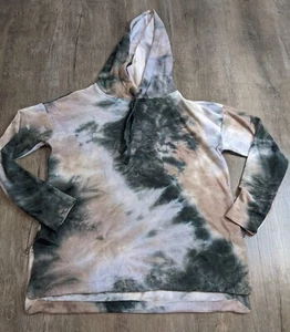 dailylook NWT Women's S Multicolored Tie Dye Hooded Sweatshirt BB - Picture 1 of 10