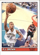 2005-06 Topps Bazooka Minis New Orleans Hornets Basketball Card #57 P.J. Brown