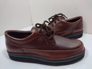 Hush Puppies The Body Shoe Size 8 Brown Leather Lace Up Men's Oxford 