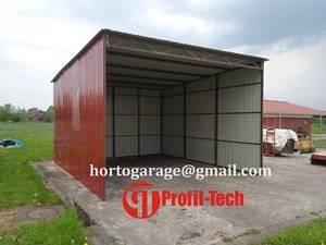 Blechgarage Lagerhalle Konstruktion Lager Container Metallgarage Einzelhalle* - Bild 1 von 5
