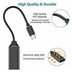 Tablets USB-C Type C To HDMI Cable TV AV HDTV Fits 1080P Black Adapter Y3E Hot