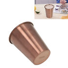 (Rose Gold)Single Layer Mug Easy To Clean Stainless Steel Mugs Portable