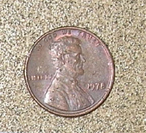 1978 Memorial Penny Rim & Head Die Break Errors: 'We'; Rare Old Coin Money Cover