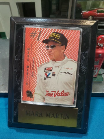 NASCAR Mark Martin Display Plaque Racing Superstar #1 IROC CHAMPION 1998 PRESS Cover