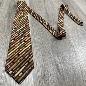Corbata de seda para hombre Alynn Neckwear “What This Country Needs Is A Good 5c Cigar” - Imagen 1 de 5