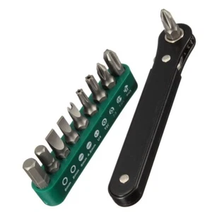 Multi-function Right Angle Screw Driver Set Ratchet Offset Screwdriver Hex Bit - Picture 1 of 9