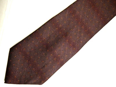 Corbata DKNY Hombre Granate Rojo Naranja Lunares 57" Carrera Foto 1 de 4