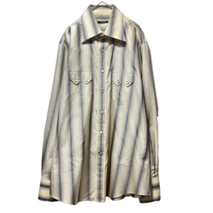 Camicia Gucci Tom Ford seta pitone western a righe usata - Foto 1 di 13