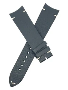Bremont 20mm x 18mm Black Genuine Leather Men's Watch Band Strap - Picture 1 of 3