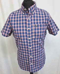 Abercrombie & Fitch Checked Muscle Fit Shirt Smart Casual Summer Medium C3993 - Picture 1 of 6