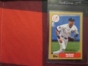 Tarjeta promocional Derek Jeter Topps 2022 exclusiva de la Convención Nacional #87VIP-3 como nueva SP - Imagen 1 de 1