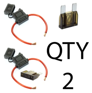 8 Gauge MAXI Inline Fuse Holder Fuseholder with cover & Fuse (70 AMP) - Picture 1 of 4