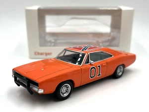 Dodge Charger Général Lee Shériff fais-moi peur 1/43 Norev Neuf boite d'origine - Photo 1/3