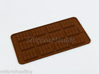 12 cell Miniature Chocolate Bar Silicone Mould decoration flexible cake toppers