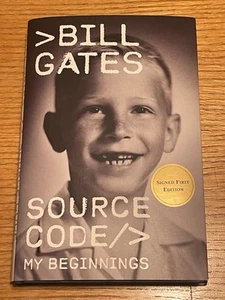 SIGNED Source Code by Bill Gates - My Beginnings  Autographed Hardcover Book - Picture 1 of 5