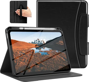 Funda Ipad A16 11Gen 2025 y 10Gen 10 9 pulg porta lapiz cuero soporte bolsillos - Imagen 1 de 12