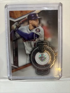 Tarjeta de reliquia 2018 Topps Stamp of Approval #SOA-GS - George Springer/50 - Imagen 1 de 2