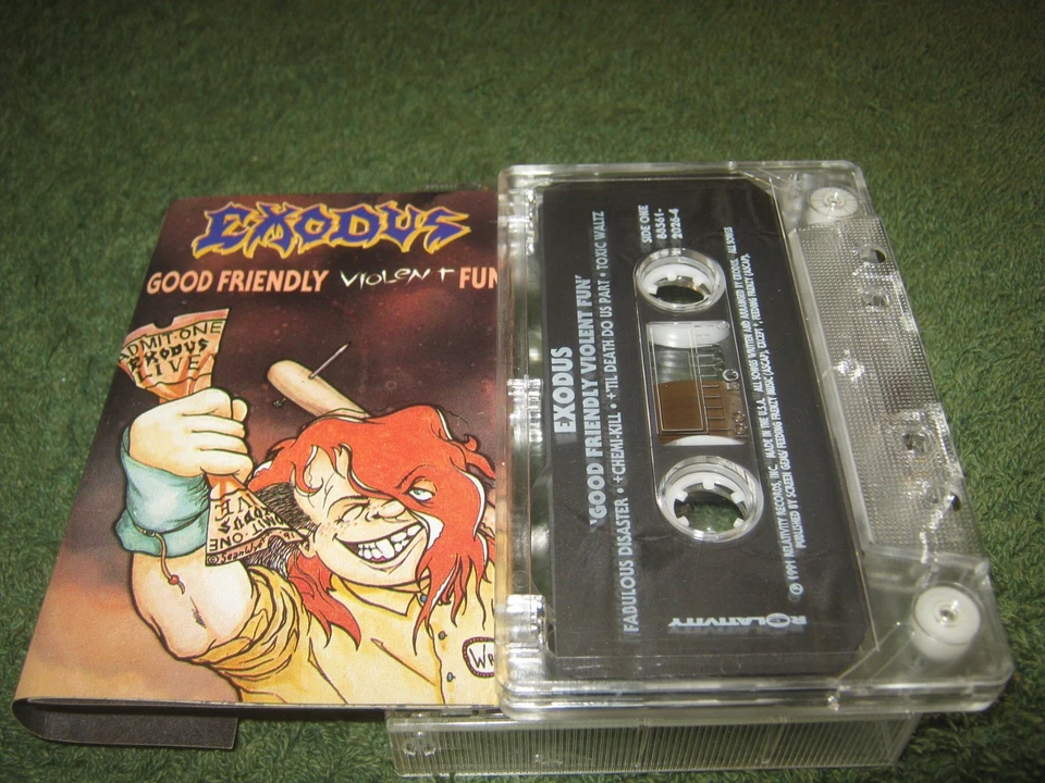 Exodus - Good Friendly Violent Fun (cassette) - Image 1 of 4