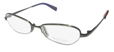 NUEVO PAUL SMITH 173 GAFAS MUJER METAL L OJO DE GATO JAPÓN GRIS 48-16-130 BORDE COMPLETO Foto 1 de 4