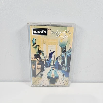 Oasis: Definitely Maybe Cassette Tape (1994, Epic) Tested & Working Foto 1 de 4
