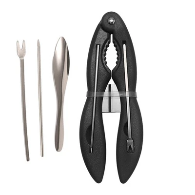 Herramienta para galletas de patas de cangrejo 4 piezas resistente eficiente langosta mariscos galletas selecciones` Foto 1 de 4