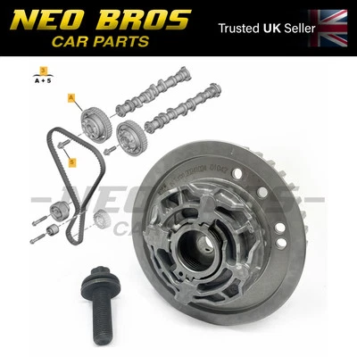 OE Intake Camshaft Vanos Timing Gear Citroen C4 Cactus 1.2 EB2ADT 1623162880 - Image 1 of 3