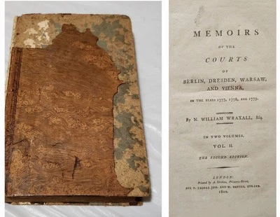 Memoirs of the Courts of Berlin, Dresden, Warsaw, and Vienna, in the years 1777 - Image 1 of 4