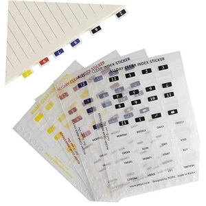 32 Pcs Monthly Dividers Planner Tabs Monthly Stickers for Bullet Journal - Picture 1 of 6