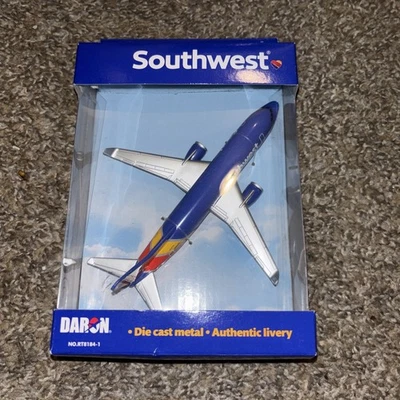 Southwest Airlines Diecast Airplane 5" Wings Toy NEW - Image 1 of 2