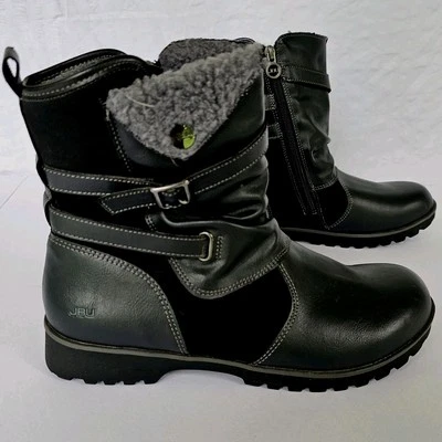 JBU by Jambu Ankle Boot Women's 11M Black Lined with Faux Fur - Image 1 of 4