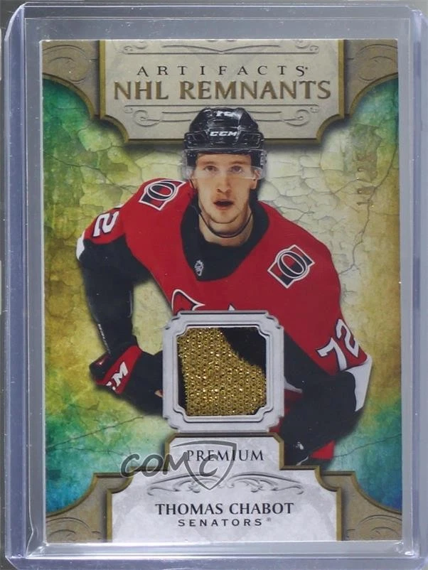 2020-21 Upper Deck Artifacts NHL Remnants Premium /25 Thomas Chabot #NR-TC - Image 1 of 2