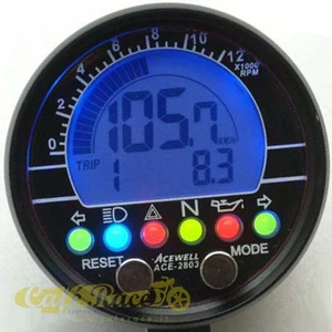 Acewell ACE-2853S Black Odometer/Tachometer Tool Plastic - Picture 1 of 5